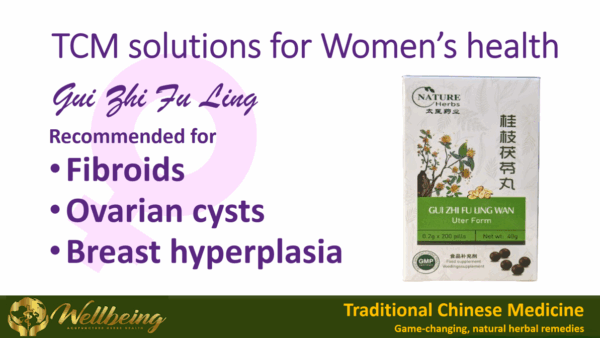 Gui Zhi Fu Ling for breast hyperplasia, ovarian cysts or fibroids ...