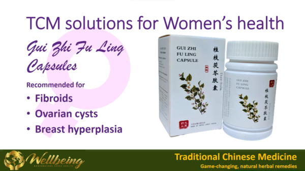 Gui Zhi Fu Ling Capsules for breast hyperplasia, ovarian cysts or fibroids - Image 3