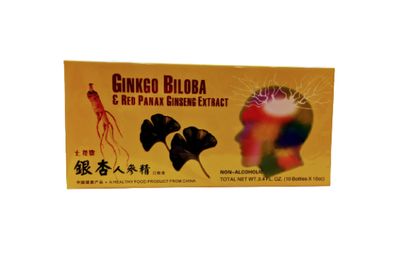 Ginkgo Biloba & Red Panax Ginseng Extract for memory and energy improvement