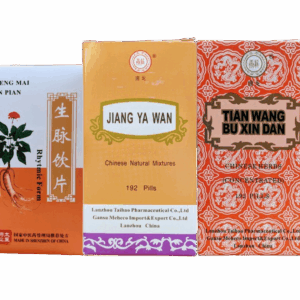 Sheng Mai Yin Pian, Jiang Ya Wan and Tian Wang Bu Xin Dan for heart related hypertension